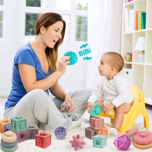 Soft Building Blocks for Infant Learning & Stacking