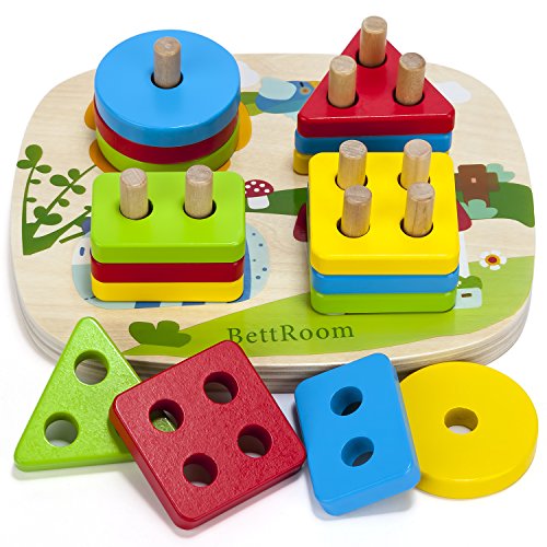 Wooden Shape Sorting Toy for Kids