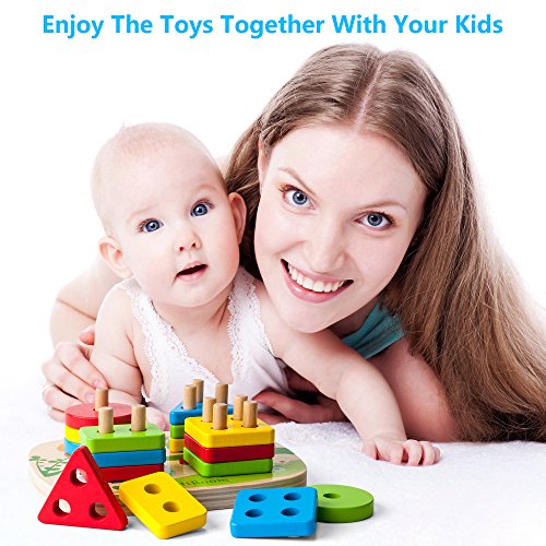 Wooden Shape Sorting Toy for Kids
