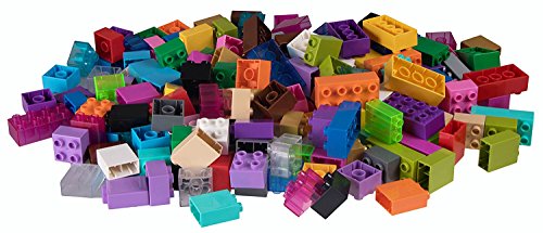 Strictly Briks Toy Building Block - Big Briks Set-Large Building Blocks for Ages 3 Years & Up, 24 Rainbow Colors, 204 Pc