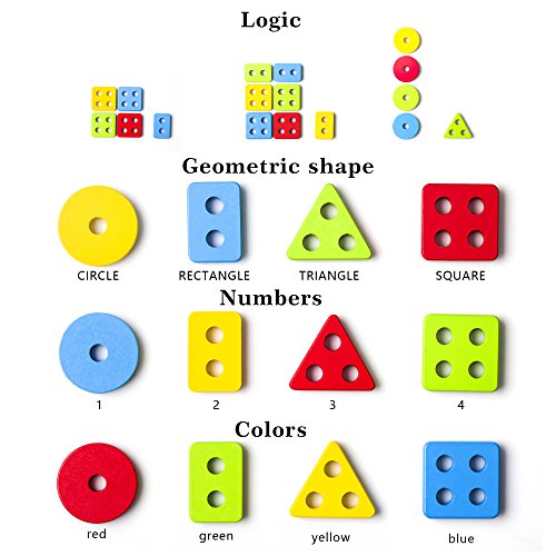 Wooden Shape Sorting Toy for Kids
