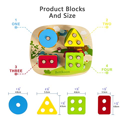 Wooden Shape Sorting Toy for Kids