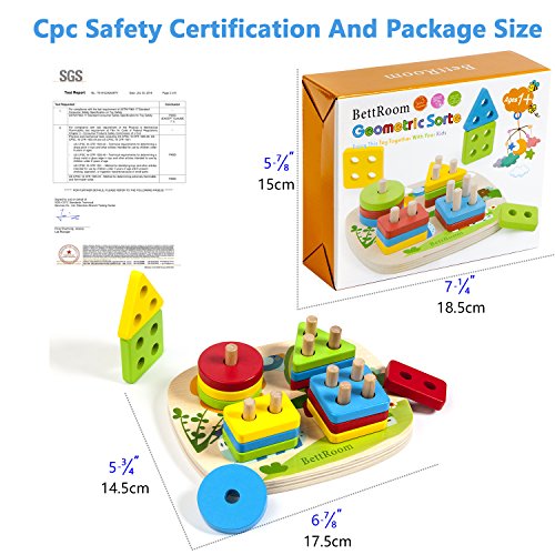 Wooden Shape Sorting Toy for Kids