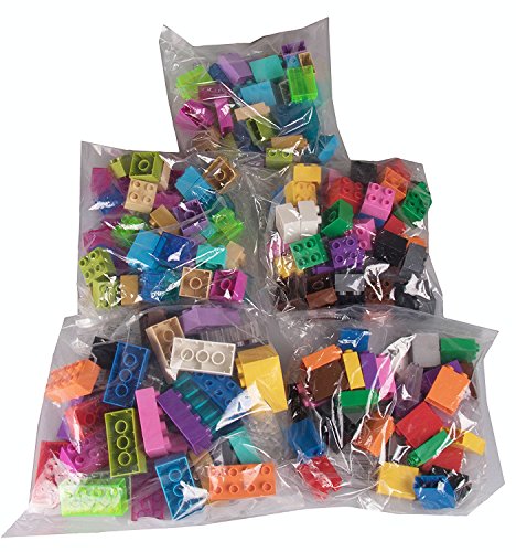 Strictly Briks Toy Building Block - Big Briks Set-Large Building Blocks for Ages 3 Years & Up, 24 Rainbow Colors, 204 Pc