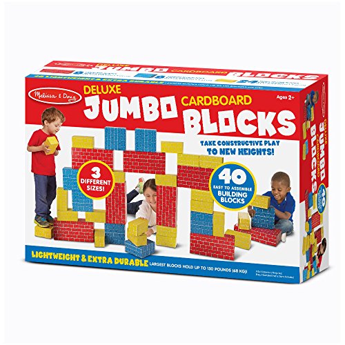 Melissa & Doug Jumbo Building Blocks - 40 Pieces