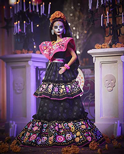 2021 Barbie Dia De Muertos Doll with Dress & Crown