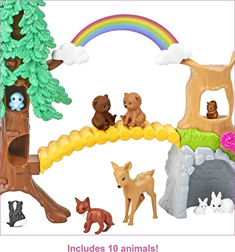 Barbie Wildlife Set with 10 Animal Figures