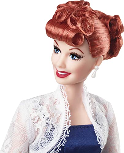 Barbie Lucille Ball Doll, Blue Dress & Lace Jacket
