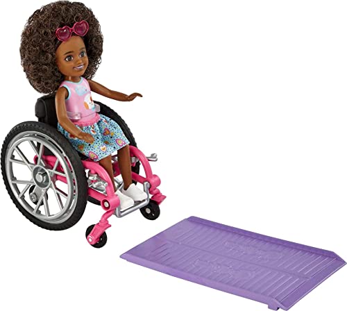 Barbie Chelsea Doll with Wheelchair & Accessories