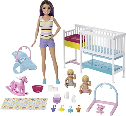Barbie Babysitter Dolls & Playset with Accessories