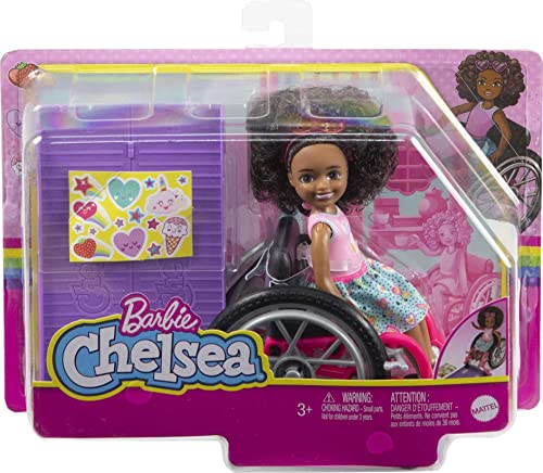 Barbie Chelsea Doll with Wheelchair & Accessories