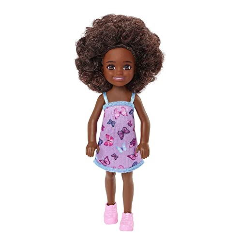 Butterfly Dress Barbie Doll with Curly Hair