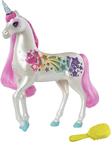 Barbie Unicorn Toy with Magical Lights and Sounds