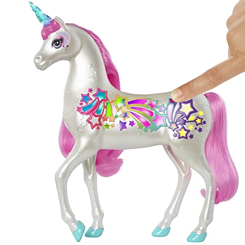 Barbie Unicorn Toy with Magical Lights and Sounds