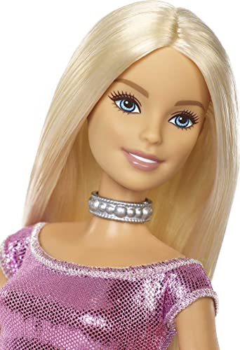 Barbie Birthday Doll with Glitter Dress and Accessories
