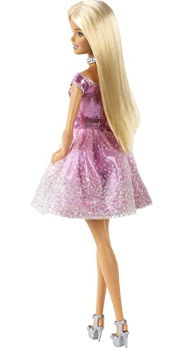 Barbie Birthday Doll with Glitter Dress and Accessories