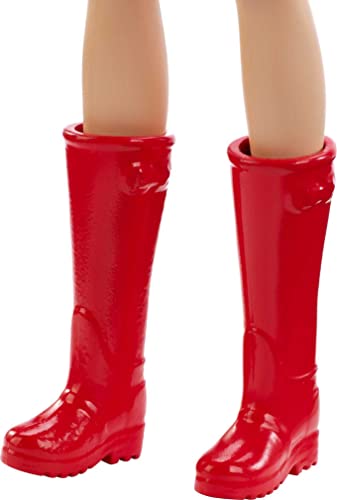 Red-Haired Barbie Chicken Farmer Playset & Accessories