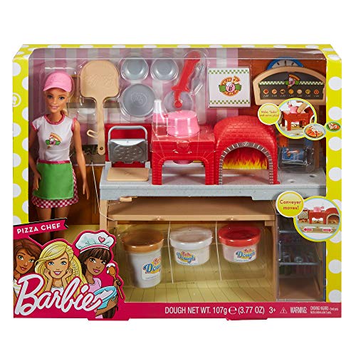 Barbie Pizza Chef Playset with Toy Oven