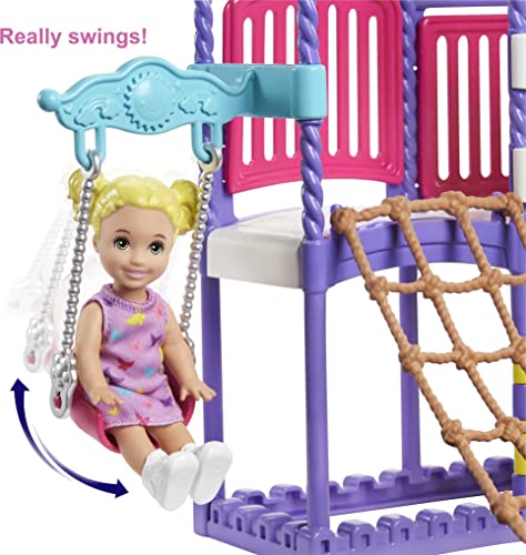 Barbie Playset with Babysitting Toddler Doll