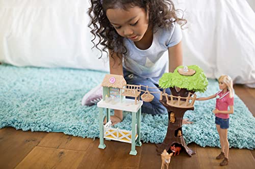 Barbie Animal Rescuer Playset with 8 Figurines
