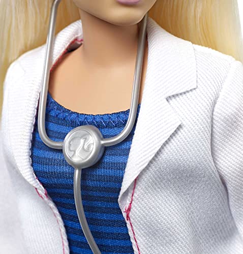 Curvy Barbie Doctor Doll with Stethoscope