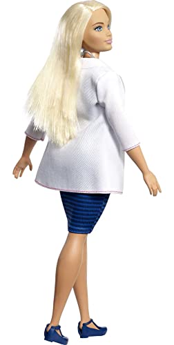 Curvy Barbie Doctor Doll with Stethoscope