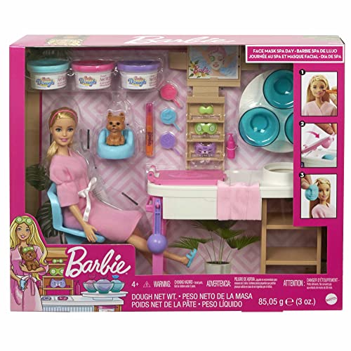 Barbie Spa Toy Playset with Accessories & Puppy