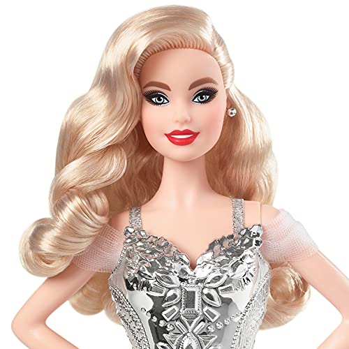 2021 Barbie Holiday Doll in Silver Gown