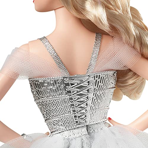 2021 Barbie Holiday Doll in Silver Gown