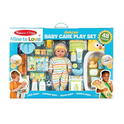 Melissa & Doug Deluxe Baby Care Play Set