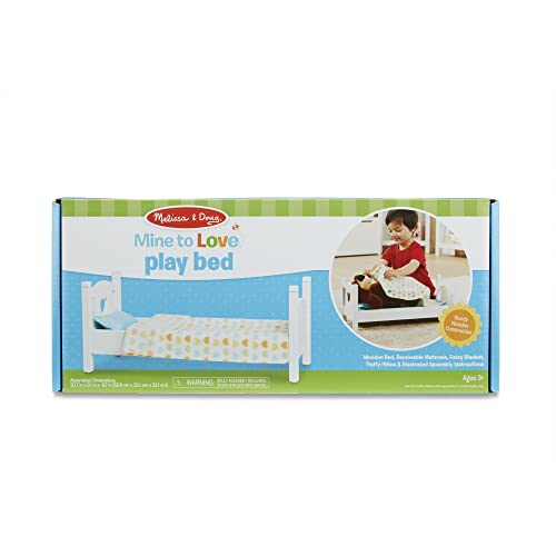Wooden Doll Bed for Kids and Babies