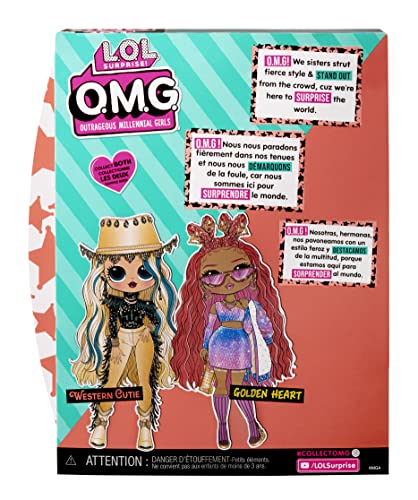 Western Cutie Fashion Doll with Surprises - Ages 4+