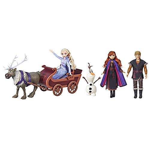 Disney Frozen Doll Pack with Sled Toy