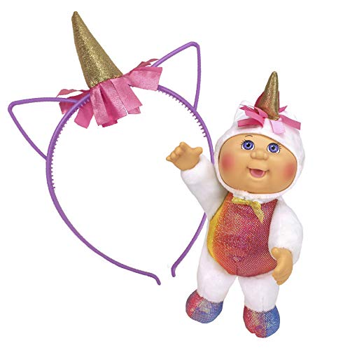 Sparkle Unicorn Doll with Headband Accessory for Kids