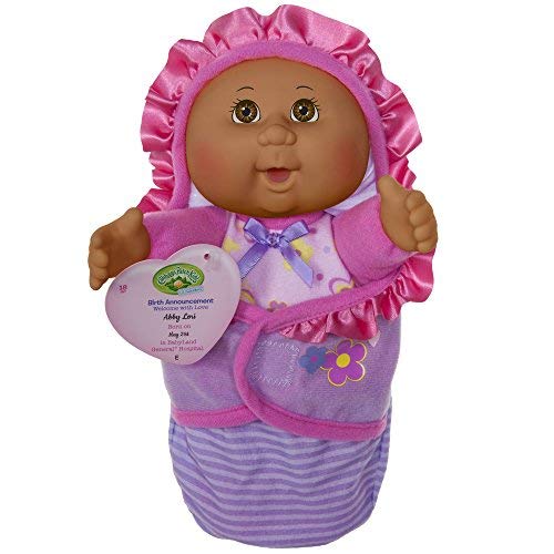 African American Cabbage Patch Newborn Doll with Swaddle