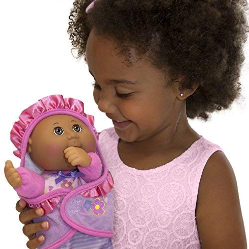 African American Cabbage Patch Newborn Doll with Swaddle