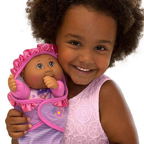 African American Cabbage Patch Newborn Doll with Swaddle