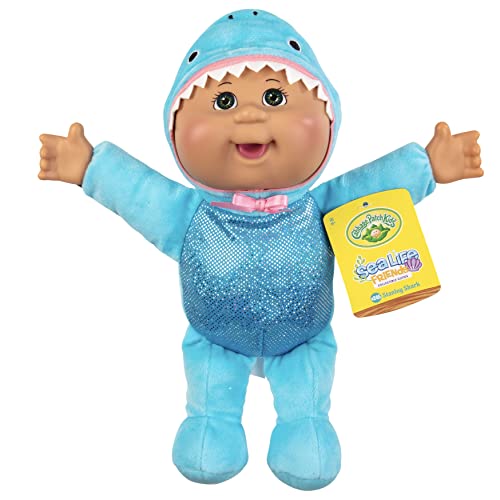 Cabbage Patch Kids Cutie Stanley Shark, 9" - Collectible, Adoptable Baby Doll Toy - Great Gift for Girls and Boys