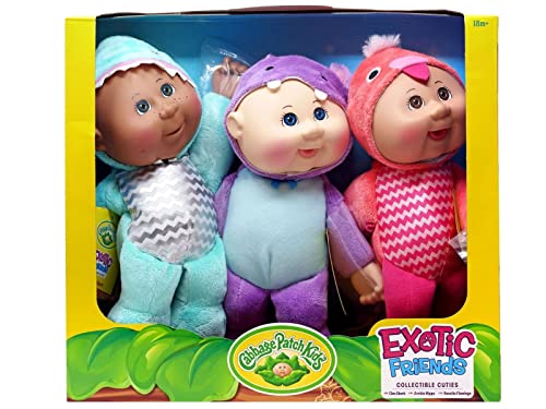 Cabbage Patch Exotic Friends Dolls - 3-Pack