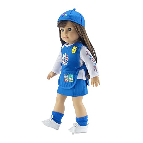 Daisy Girl Scout-inspired Doll Clothing Set