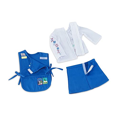 Daisy Girl Scout-inspired Doll Clothing Set