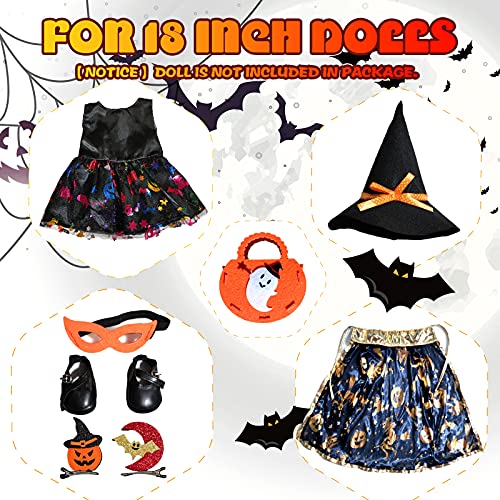 Halloween Doll Clothes Outfit for 18" Dolls