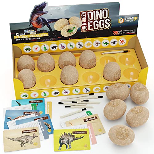 Dino Egg Dig Kit - Surprise Dinosaurs for Kids