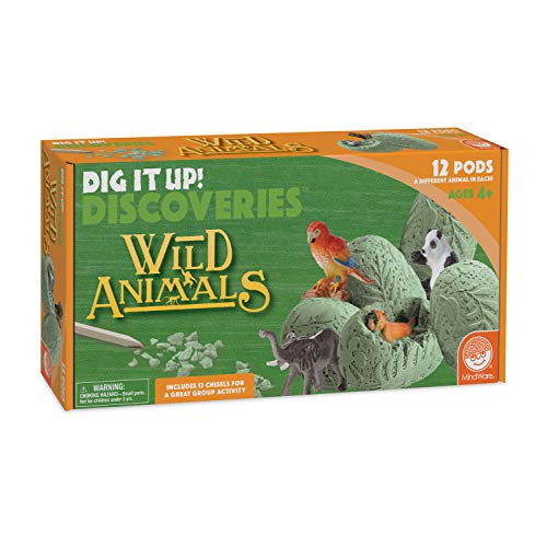 Wild Animal Dig Kit - 12 Eggs & Tools