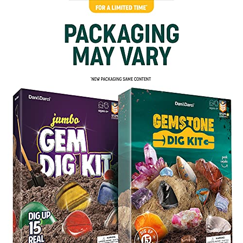 Mega Gem Dig Kit - Real Gemstones for Kids