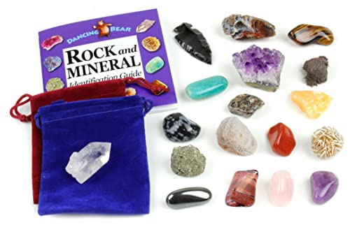 Geology Gem Kit with 18 Stones and Book