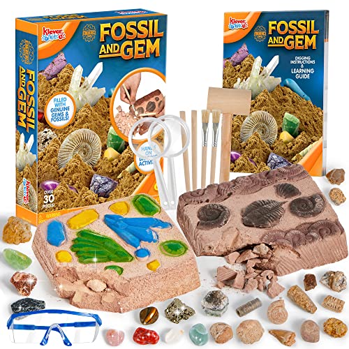 Gemstone Fossil Dig Kit for Kids