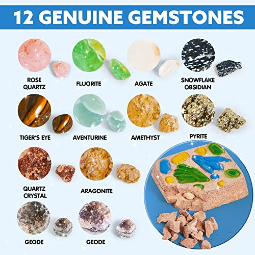 Gemstone Fossil Dig Kit for Kids