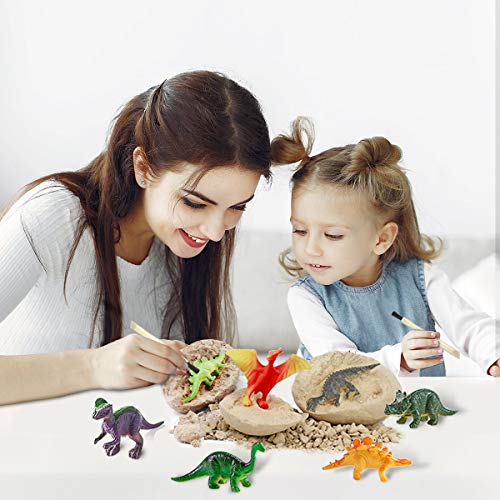 Dig for 12 Cute Dinosaur Toys - STEM Birthday Gift