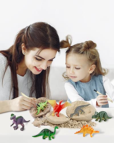 Excavation Toy with 12 Unique Dinos for Kids